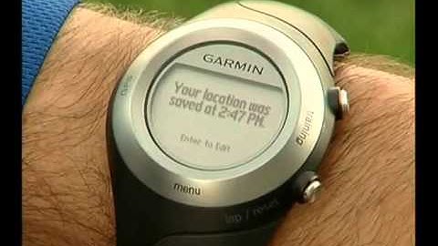 Garmin Forerunner 405 - GPS Navigation Video