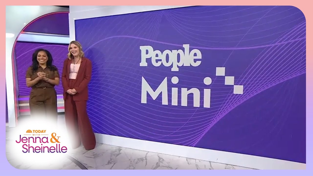 Jenna and Sheinelle Play People Magazine's New Mini Crossword