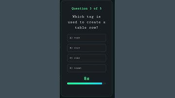HTML quiz level 1 / #coding #code #python #quiz #programming #appdevelopment #developer #computer