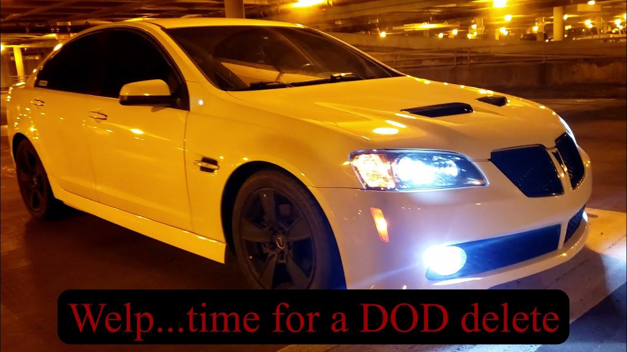 Pontiac G8 lifter tick GM DOD system failure Time for DOD delete