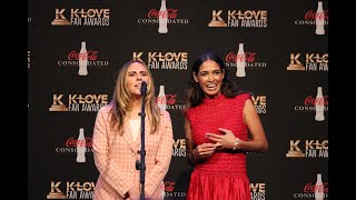 Courtney + Moriah Smallbone @ 2023 K-LOVE Fan Awards Pressroom