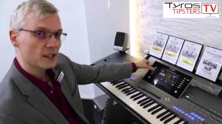 Special guest Daniel Watt shows us around 'Organ World' on YamahaTyros 5 chords