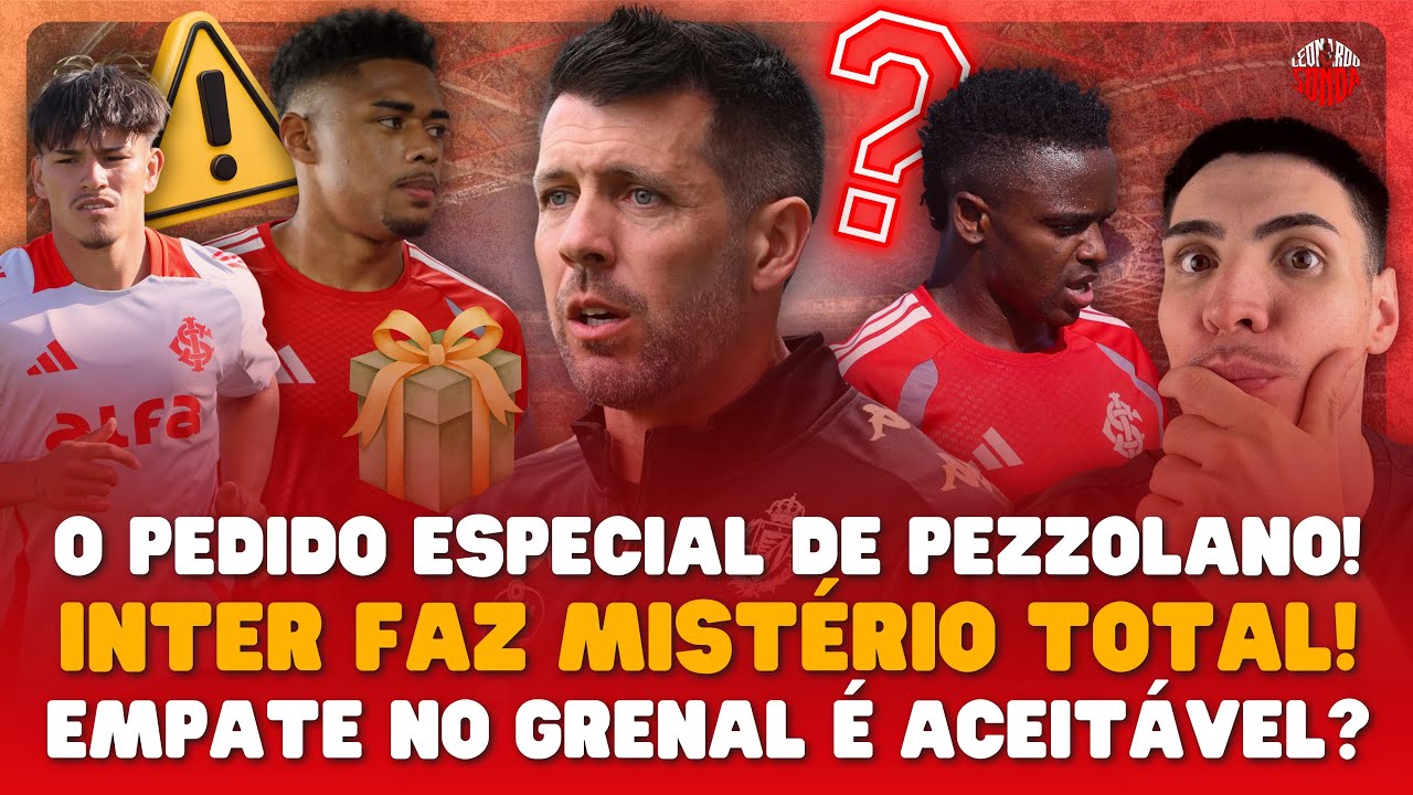 ⚠️ PEDIDO ESPECIAL ANTES DO GRE-NAL! MISTÉRIO É TOTAL NO INTER E EMPATE PODE SER BOM RESULTADO?