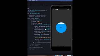 Flutter water loading animation using liquid progress indicator screenshot 1