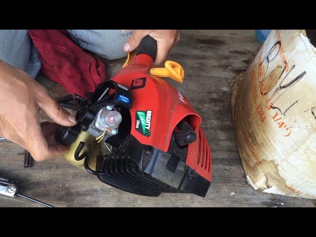How To Remove The Starter Assembly On A Hyper Tough H2500 trimmer Weedeater class=