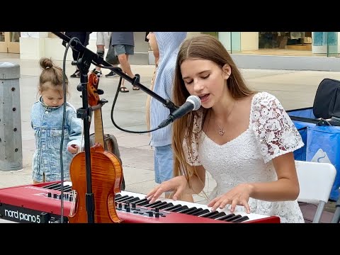 My Piano Debut On The Street | Someone You Loved - Karolina Protsenko x Oscar Stembridge