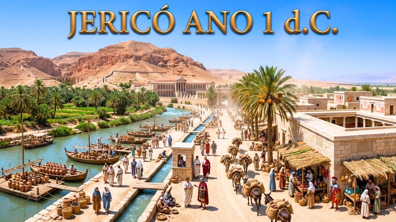ASSIM ERA A VIDA EM JERICÓ NOS TEMPOS DE JESUS | ANO 1 D.C. | A CIDADE MAIS ANTIGA DO MUNDO