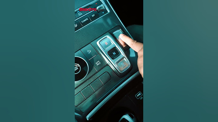 Hyundai Santa Fe Gear Shifter with BUTTONS! #hyundai #santafe #hyundaisantafe