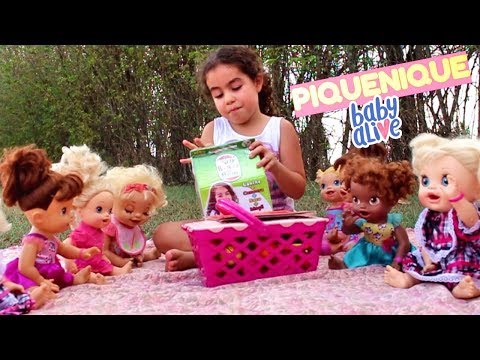 BABY ALIVE PIQUENIQUE MALUCO NA FAZENDA PARTE 1