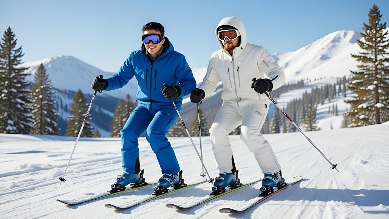 ESQUIANDO en la NIEVE con WILLITO en DENVER DÍA #1 | LONCHE
