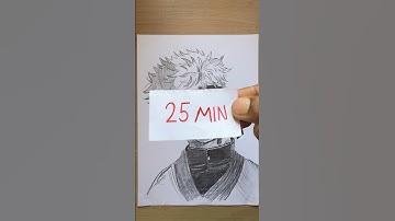 15MIN 20MIN 25MIN Satoru Gojo drawing #drawing