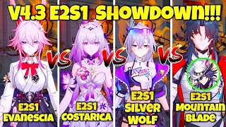 [V4] E2S1 SHOWDOWN!! UPDATED AA VS EVANESCIA VS CASTORICE VS SILVERWOLF VS MORTENAX BLADE SHOWDOWN