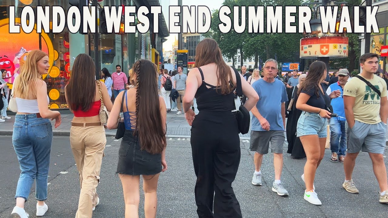 London West End Summer Walk | Oxford Street, Regent Street, Leicester Square | London Walk [4K]