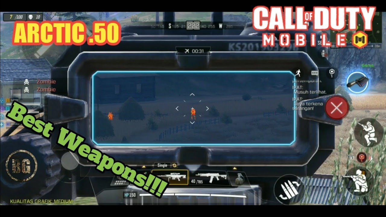 CALL of DUTY Mobile - GAMEPLAY | ARCTIC 50 (Exotic) best weapons! - YouTube