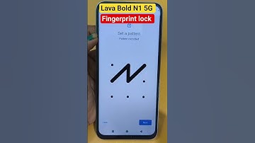 How to set fingerprint lock in lava Bold N1 5G/fingerprint lock settings in lava