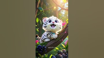 🐯 Little Cute White Tiger 😍 #ai #cute #tiger #imageryai #trading #aiart #shorts #youtubeshorts