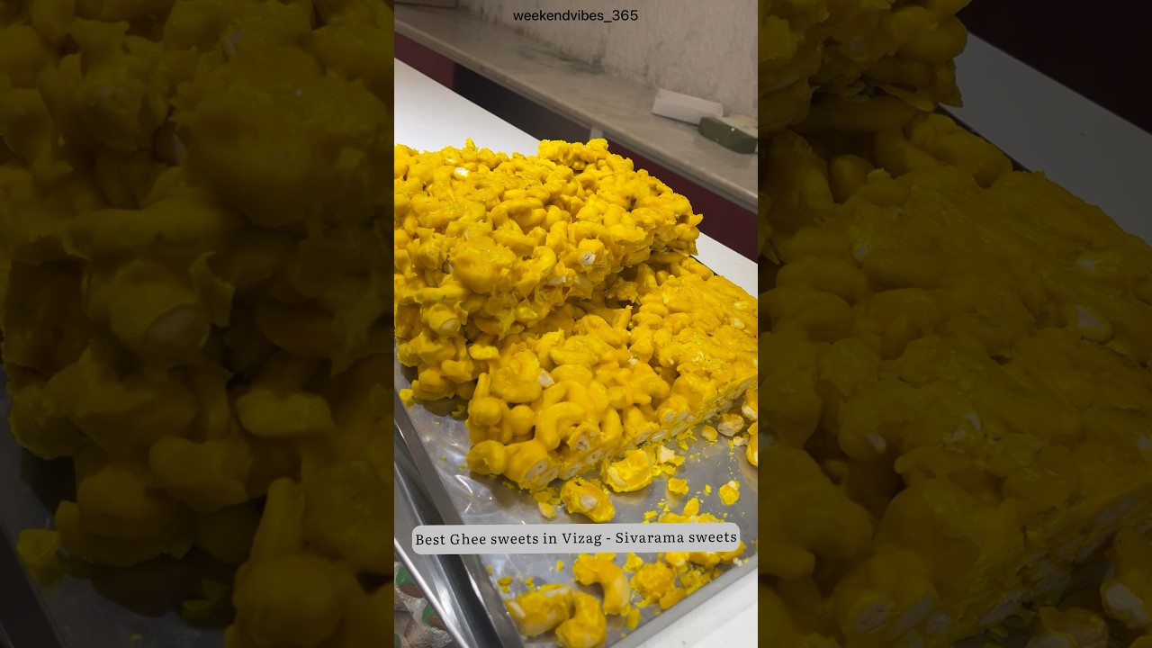 Best ghee sweets in Vizag at Sri Sivarama sweets.  