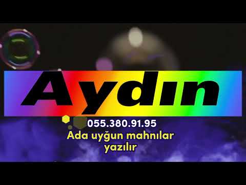 Aydın - dogum günün mübarek olsun