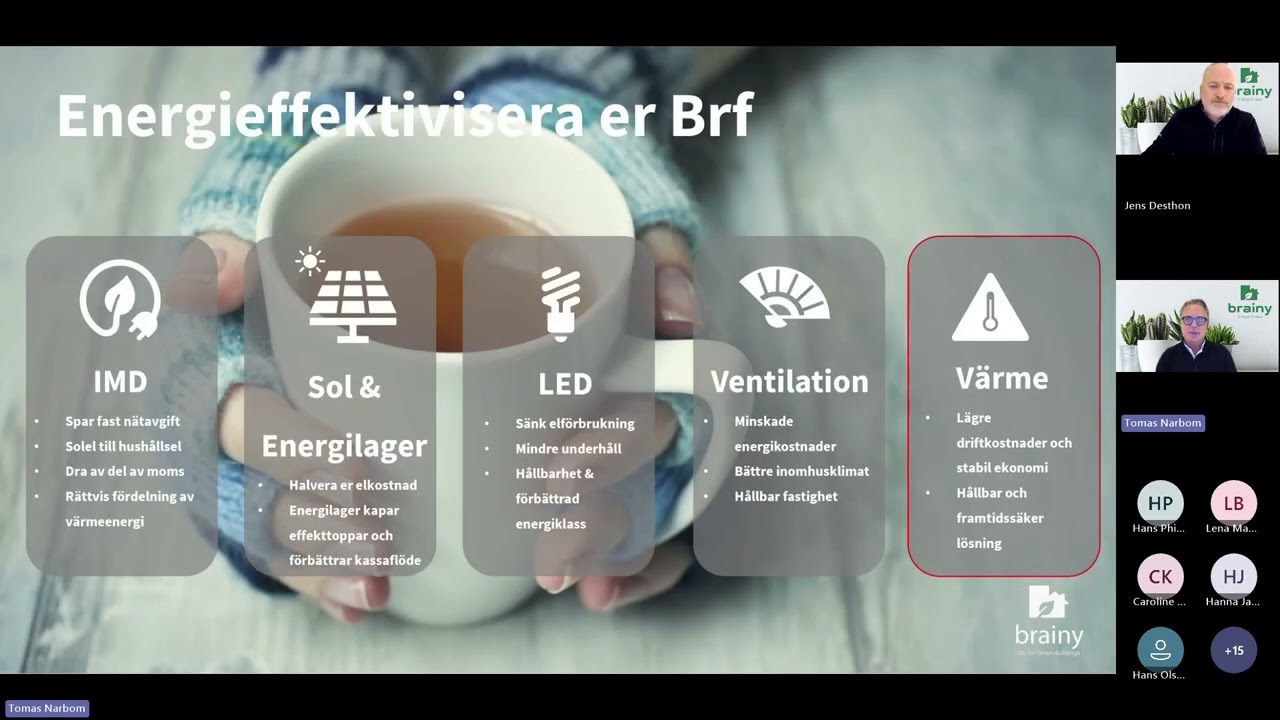 Brainy Energy Fjärrvärme Bergvärme