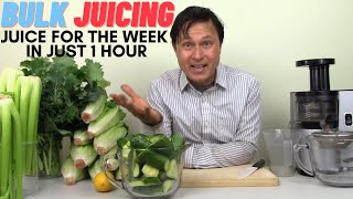 Juice in Bulk to Save Time | Bulk Juicing for a Week in 1 Hour