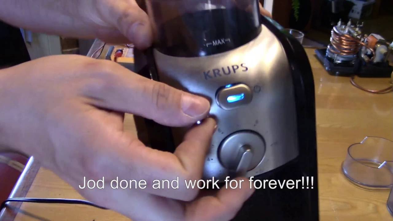 Coffee Grinder Krups Gvx2 Repair : Comment Réparer Moulin Café Krups Gvx2