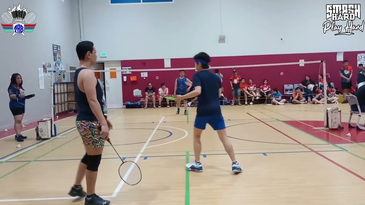 QATAR BADMINTON | 16th June 2023- Men's Amateur - Ems & Makie vs Bryan & Dante