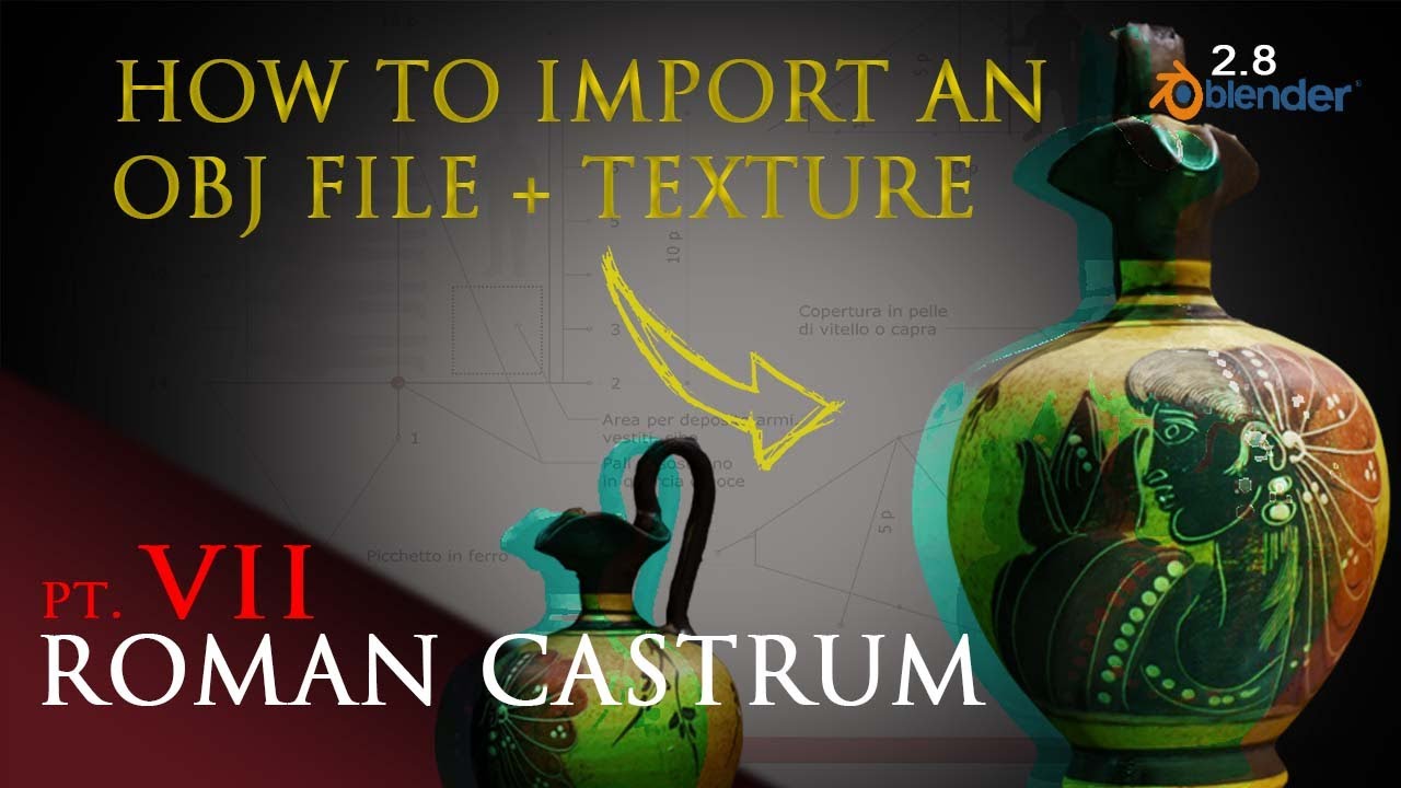 Blender 2 8 How To Import An Obj File Texture Part I Youtube