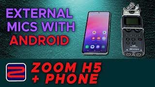 Connect Zoom H5 to Android phone & Use as External Mic or Audio Interface