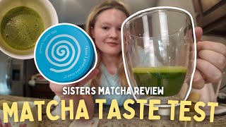 Trying Sisters Matcha! 🍵✨ Honest Taste Test & Review