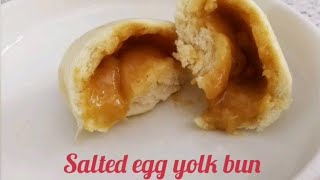SALTED EGG YOLK CUSTARD BUN - lao sha bao
