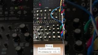 Updating the Moog Subharmonicon to Firmware V1.1