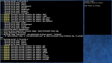 Arch Linux installation recording to kernel 5.3.8-arch1-1 (core)