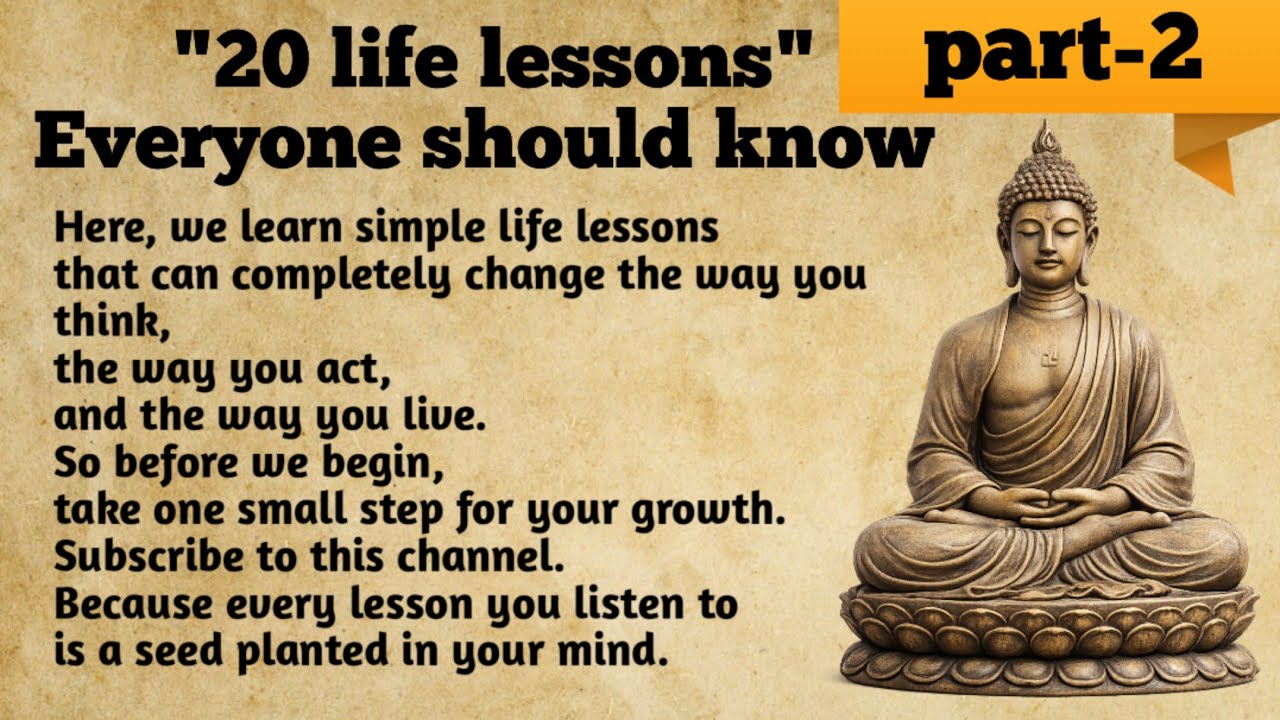 20 life lessons part-2 learn english through motivation | #english ...