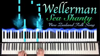 Wellerman Sea Shanty Piano Visualizer  Play by Ear