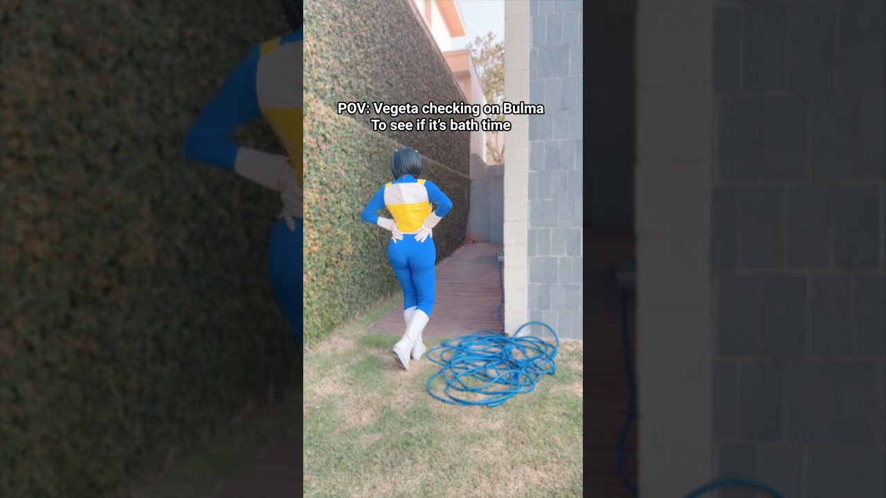 Is Bulma the real QUEEN of all SAIYANS? 😳 #dragonball #vegeta #anime #cosplay