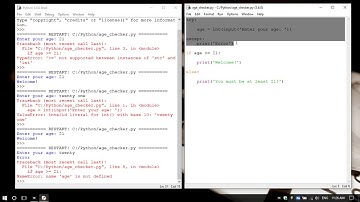 49. Обработка исключений в Python 3 - handling exceptions (Уроки Python) RU