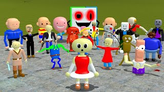 What If All New 3D Memes Nextbots Was Bald In Garry's Mod