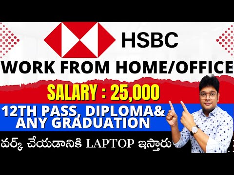 Work from Home jobs in Telugu | HSBC jobs 2023 in Telugu | 12TH PASS JOBS | @VtheTechee