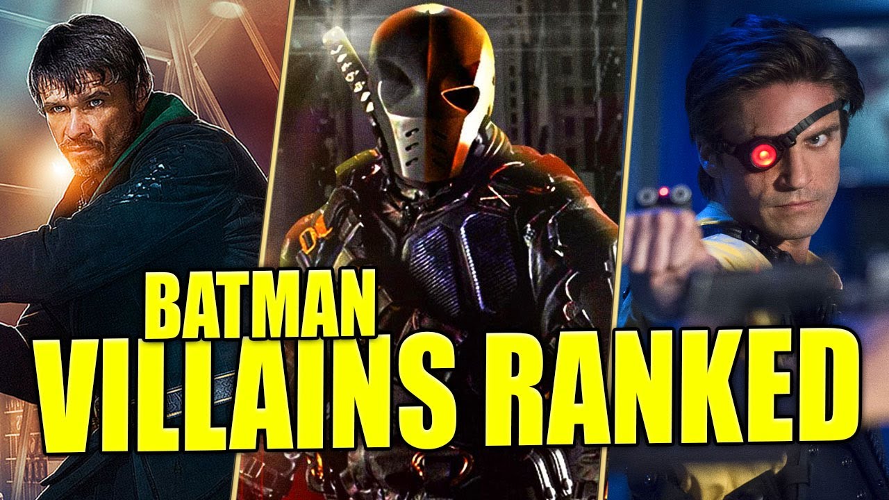 Arrow: All Batman Villains RANKED! - YouTube