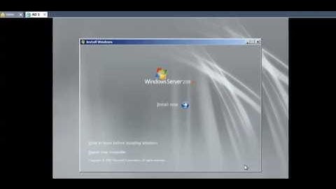 Windows Server 2008 R2 64 Bit  Installtion Step by step