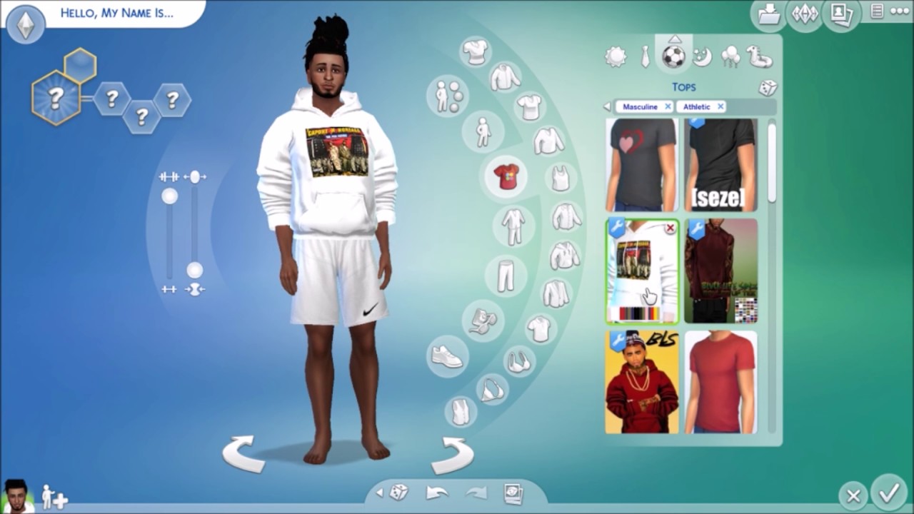 The Sims 4 Create a Sim Basketball Boy YouTube