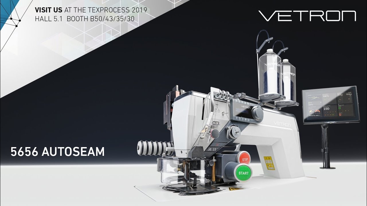 Vetron 5656 At Texprocess 2019 Youtube Science And Technology Sewing Machine Transportation Vetron 5656 At Texprocess 2019 Youtube Science And Technology Sewing Machine Transportation