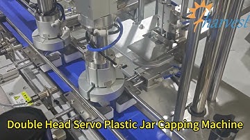 Double Head Servo Capping DEMO: Perfect Seals on Cosmetic/Food Jars