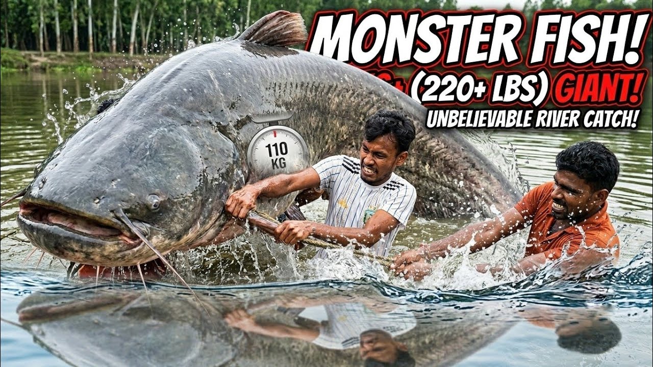 Big size fish catch brother 16 || big fish