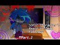 Sonic Character's React to [ Dark Fleetway ] "Gacha Plus" (Sonic The Hedgehog) Part.2 2/3