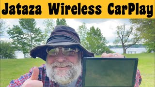 Jataza Wireless CarPlay With Backup License Plate Camera unboxing