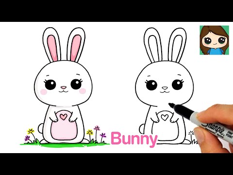 How To Draw Bunny Rabbits - diy Thought