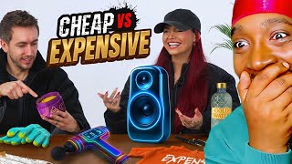 CHEAP VS EXPENSIVE CHALLENGE WITH TALIA! (REACTION)