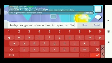 HOW TO SPAM ON ANDROID!! | GROWTOPIA