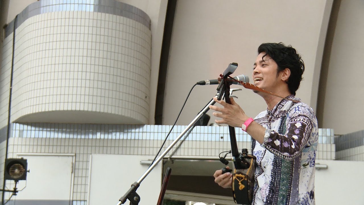お客さんと歌う！宜保和也「へその音」【OKINAWAまつり2019 in 代々木